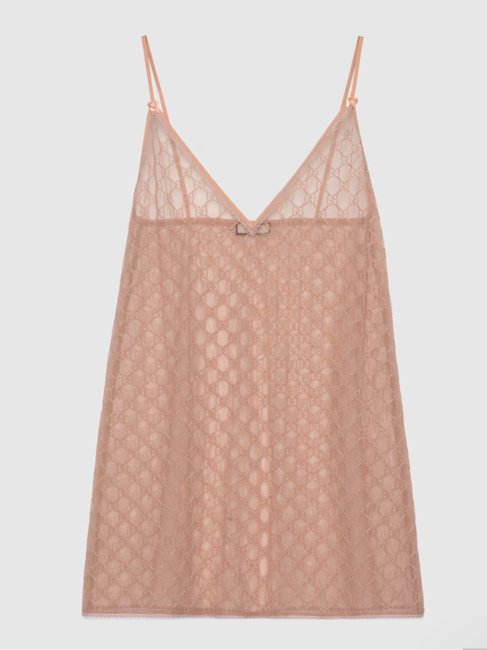Gucci GG tulle lingerie dress